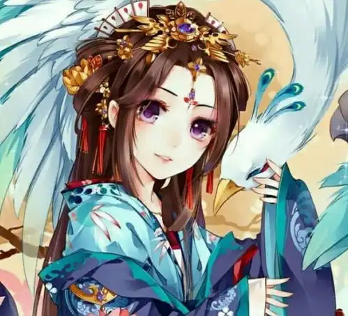 心理测试选一位动漫古装少女,测你是什么精灵的化身