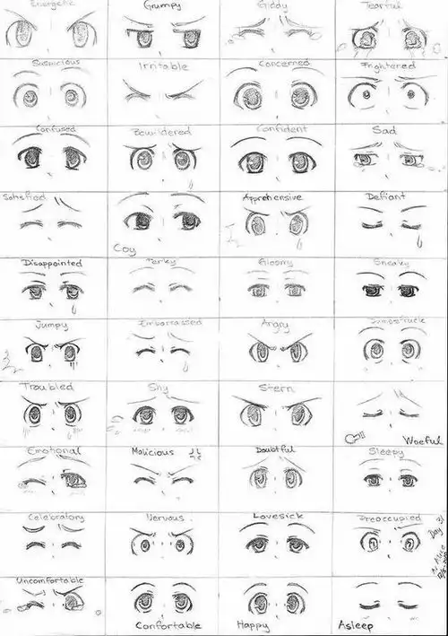动漫绘画教程i日本动漫人物眼睛的画法