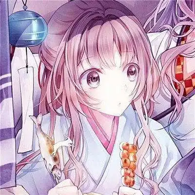 粉系情侣动漫头像情侣头