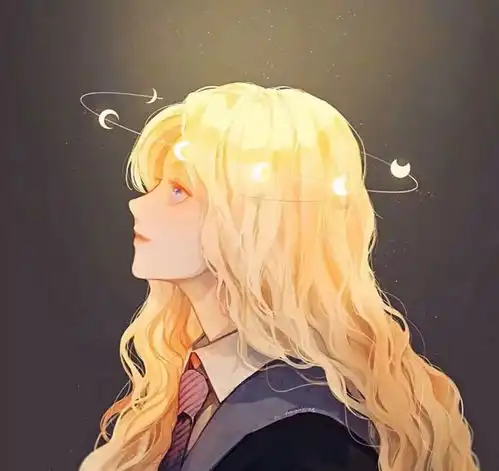黄色系动漫闺蜜头像