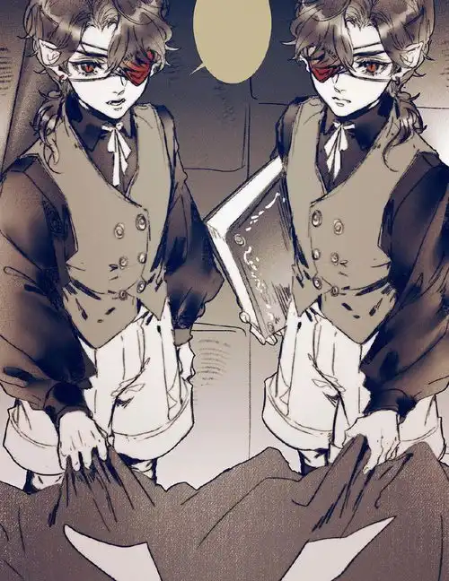 天官漫画,灰灰新图,吸血鬼猎人怜,双子吸血鬼花,谢怜戴脚镣