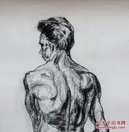 卡通素描头像 男生手稿