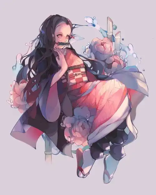 插画师nayu果冻般质感的少女插画