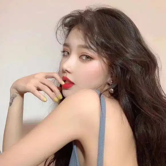 粉色系桃子女生头像一字