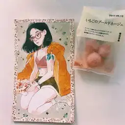 插画粉与薄荷蓝清甜的复古味