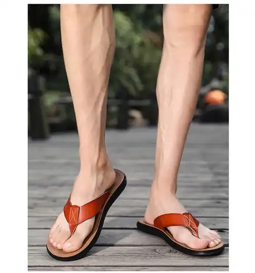 小童马男拖鞋外穿人字拖潮室外防滑2020新款夏季夹脚个性英伦沙滩鞋凉拖a