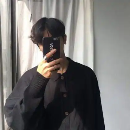 帅气冷系男头像搞笑gif