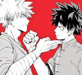 当英雄学院遇上中国风,出久活成世外高人,爆豪像极了饿狼