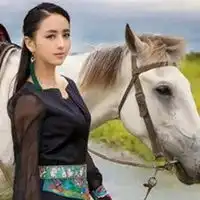 少数民族锡伯族美女高清头像