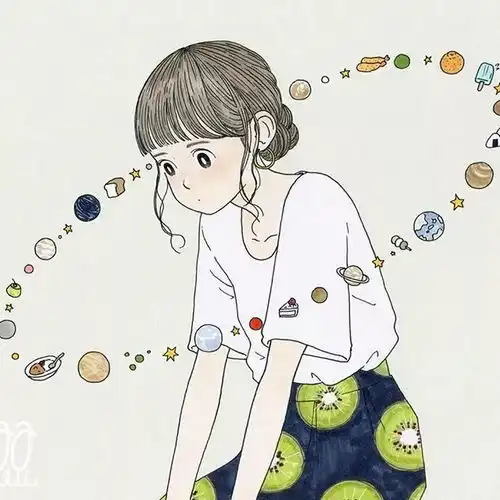 美爆一组超治愈系清新插画,满满少女心,快来吸一下