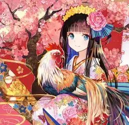 二次元和风美图华丽少女系列,动感迷人俏皮可爱的漂亮女生