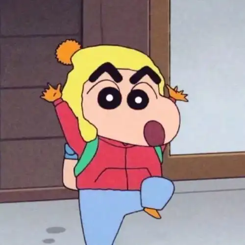 蓝冷系头像蜡笔