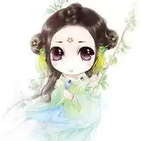 画q版萌系小女孩古风头