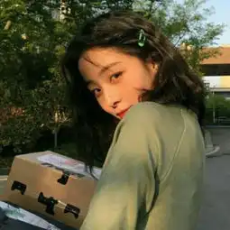 女生头像绿色系仙女味唯