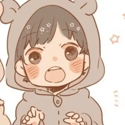 萌系情侣头像一左一右动