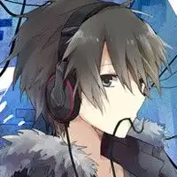 谁有帅气的动漫男生头像戴耳机的给微博用,急需