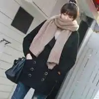 围巾女生头像高清好看的戴围巾女生头像图片