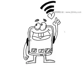 卡通图案简笔画头像奈奈