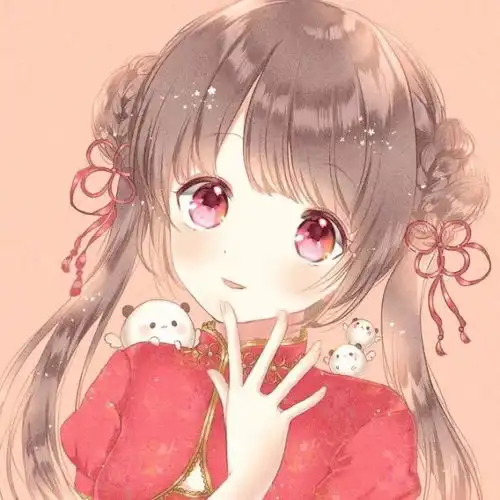 动漫闺蜜头像月亮本无光,努力久了也会光芒万丈