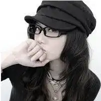 情侣黑色带文字系头像帽