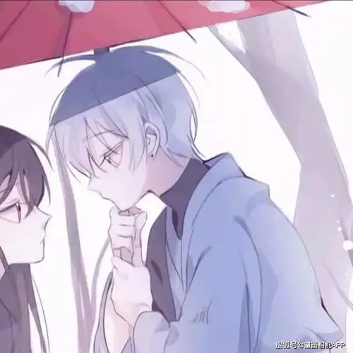 ins爆款纯手绘情侣头像大全最后一个太好看了