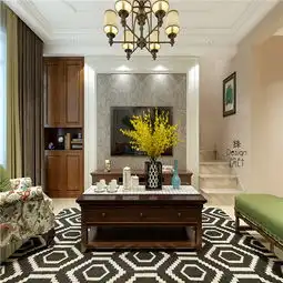 其仕和颂145㎡美式风格,复古的装修效果是每个文艺青年的最爱