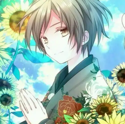 动漫头像樱花欲落,等不到富士山的日落