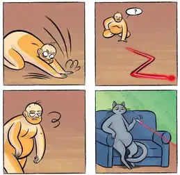 人和猫位置对调,会发生什么