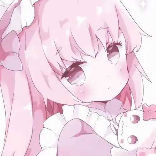 软妹头像粉色系图片动漫