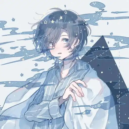 男生动漫头像校园风
