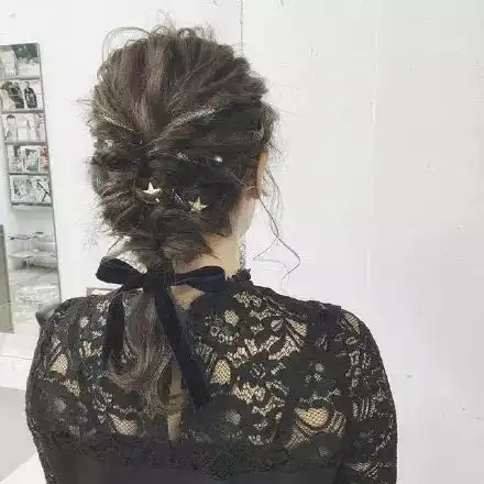 御姐变身萝莉,中长日系编发超可爱