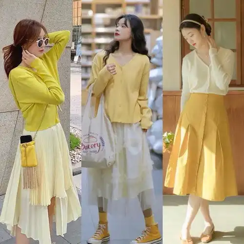 阳光明媚的夏日,最流行黄色系单品这样配真的好减龄少女感满满
