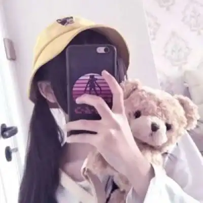 头像女生手机遮脸可爱高清女学生头像系列