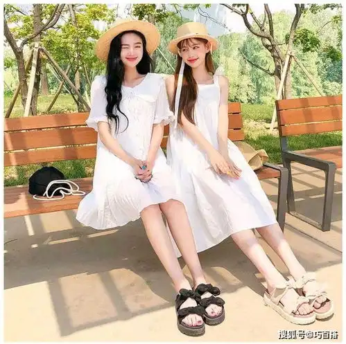 温柔韩系风闺蜜装,精致好看还适合拍照,姐妹出游就该这样穿