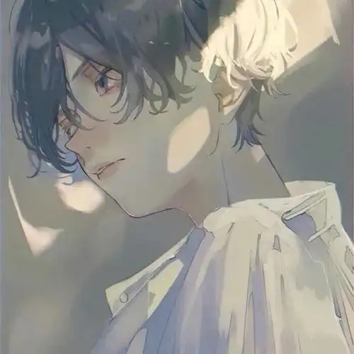 动漫头像知足且坚定,温柔且上进