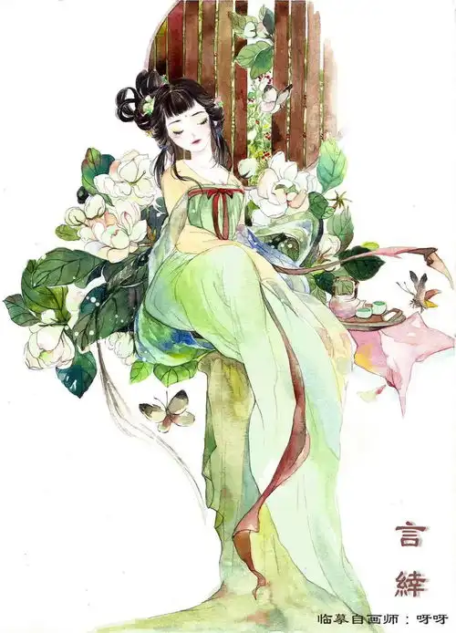 美极了潭州教育插画学院古风女子优秀作品集锦