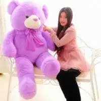 抱熊的女生头像卡通微信头像图片大全