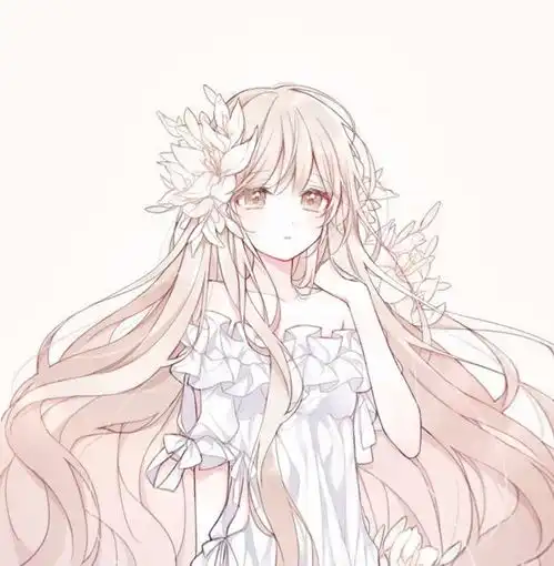 古风系三人闺蜜头像动漫