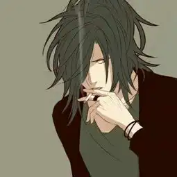 男生头像动漫冷酷帅气抽烟2018心中苦涩从来不指望你懂