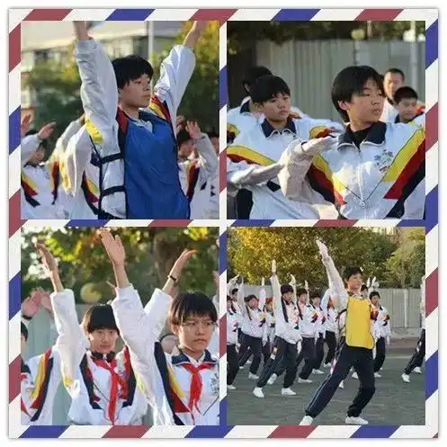 行走的少年阳光体育舞动青春