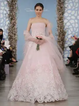 oscardelarenta2014春夏系列婚纱秀