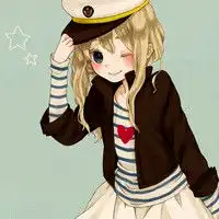 绿色系动漫头像女生唯美