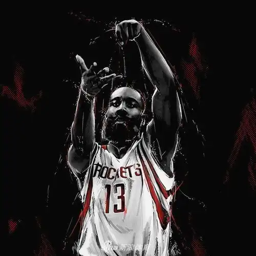 电脑绘制的nba球星肖像画欣赏