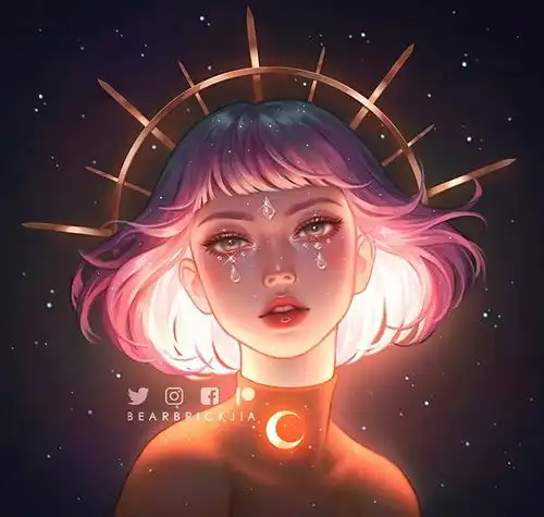 唯美插画梦幻少女,高达60张图,一次看个够幻景城