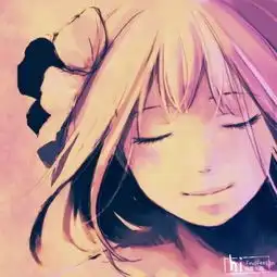 绿系女生动漫人物图片头