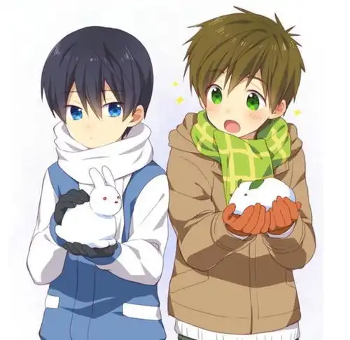 动漫美图亲密无间的好朋友,有趣的事情就是喜欢与你分享