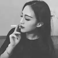 丧系头像女吸烟情侣头像