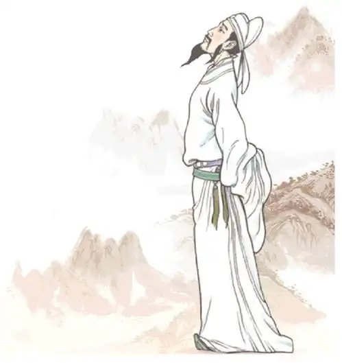 唐代诗人李白头像