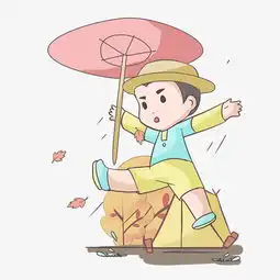 手绘男孩户外游玩插画图片素材其他格式下载动漫人物大全