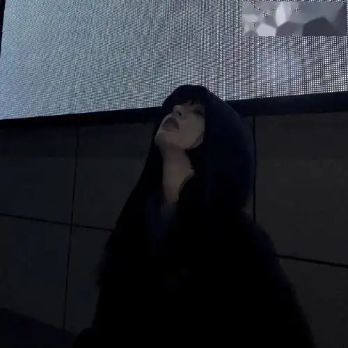 黑白女生头像,高质量女生头像